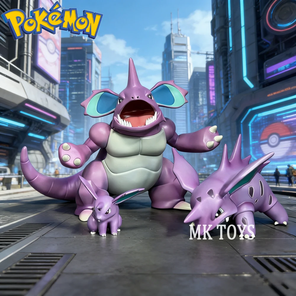 

Аниме-фигурки Покемонов: Нидоквин и Нидокинг, коллекционные статуэтки из ПВХ, настольные украшения, модели игрушек, подарки, 2-6 см