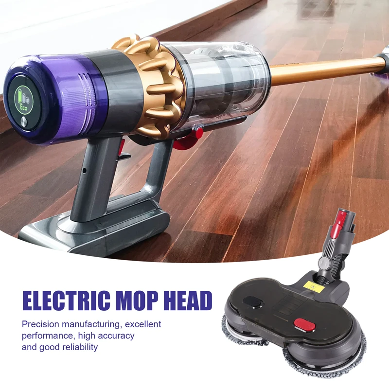 ¡Promoción! Adecuado para Dyson V7/V8/V10/V11 aspiradora cabezal de limpieza de fregona eléctrica con fregona de tanque de agua