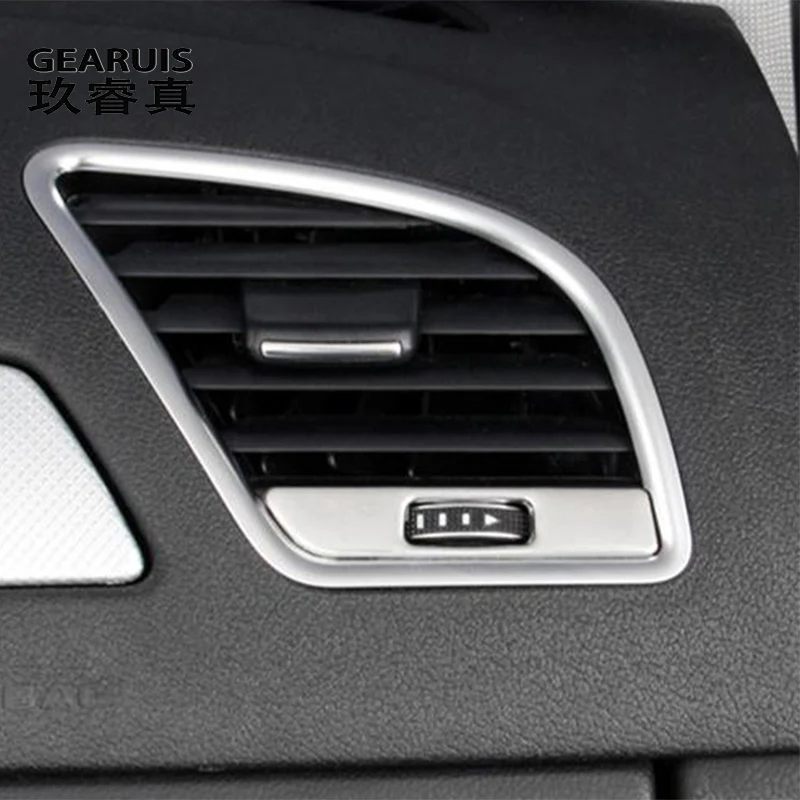 For Audi A4 B8 S4 RS4 A5 2009-2016 Car Interior Center Console Dashboard Air outlet Water cup key Panel Trim Cover Stickers Trim