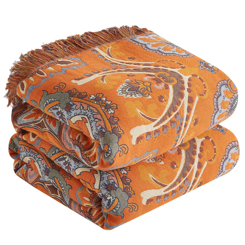 

Nordic Throw Blankets Cotton Gauze Bedroom Leisure Bedspread On The Bed Boho Decor Sofa Blanket Sheet Double Cooling Quilt Thin