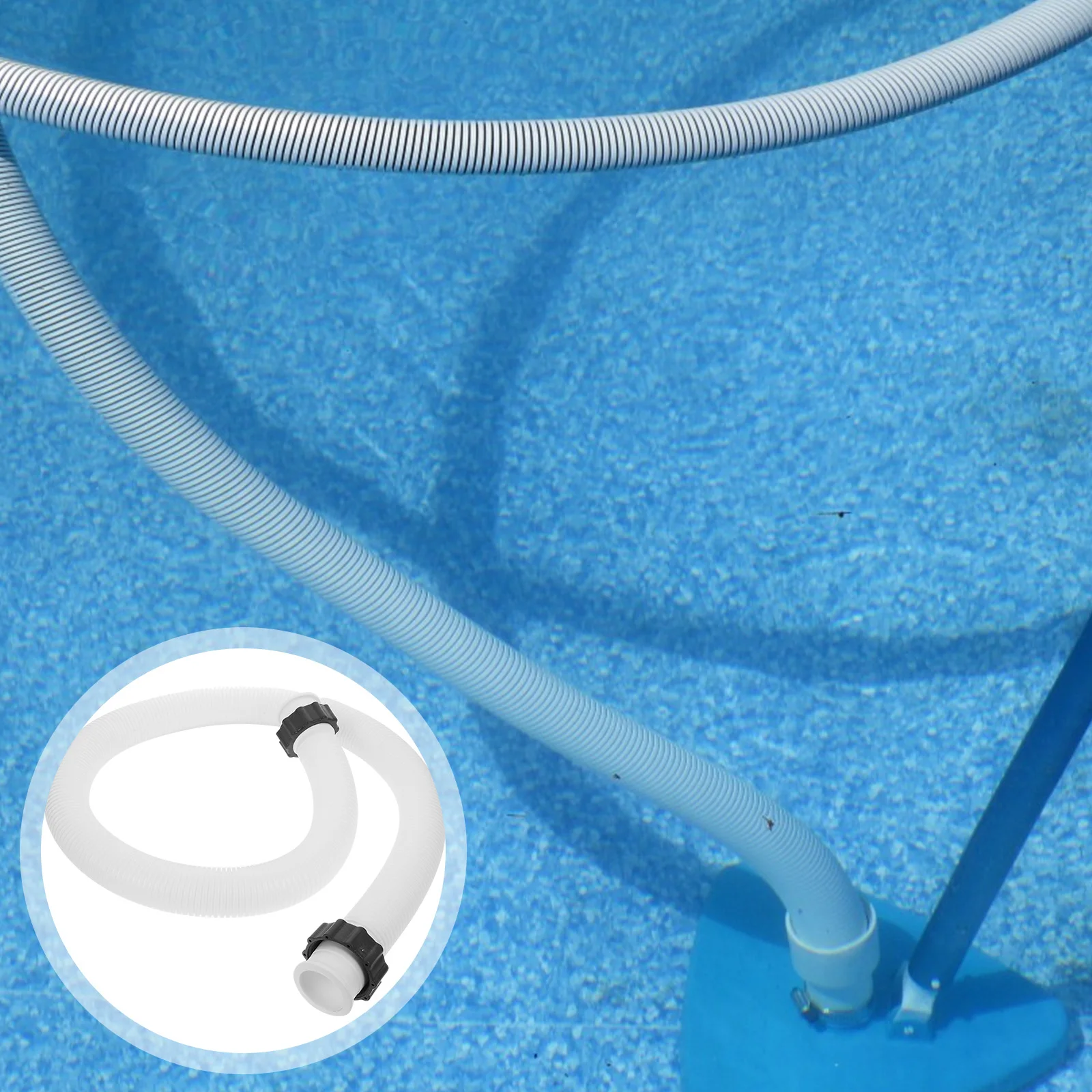 

Durable Replacement Swimming Pool Hose Filter Pump Hose Rugged Pe Eva Material Easy Install For Indoor Outdoor Pool Supplies