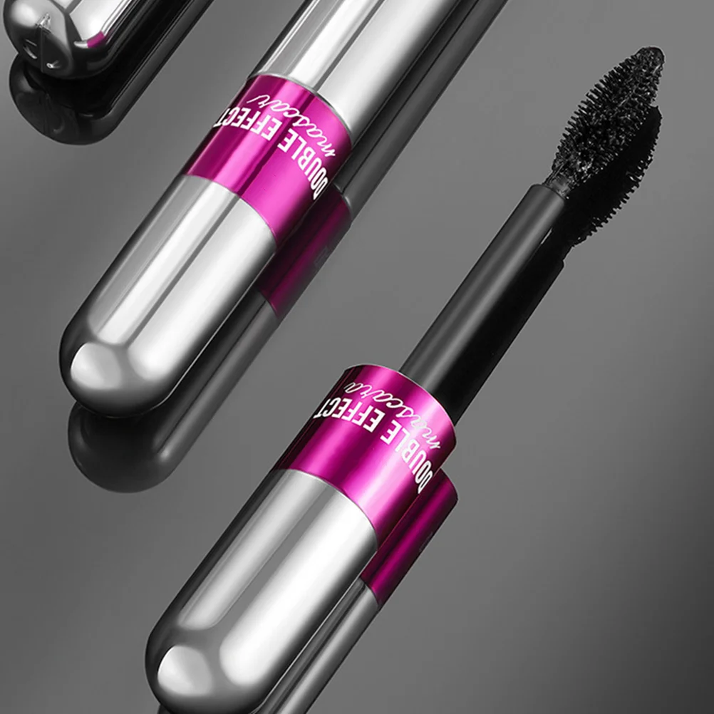 มาสคาร่าพลาสติกไฟเบอร์กันน้ํายาว Curling ผู้หญิงสามเณร Professional หนา Big Eyed Look แต่งหน้าเครื่องมือ