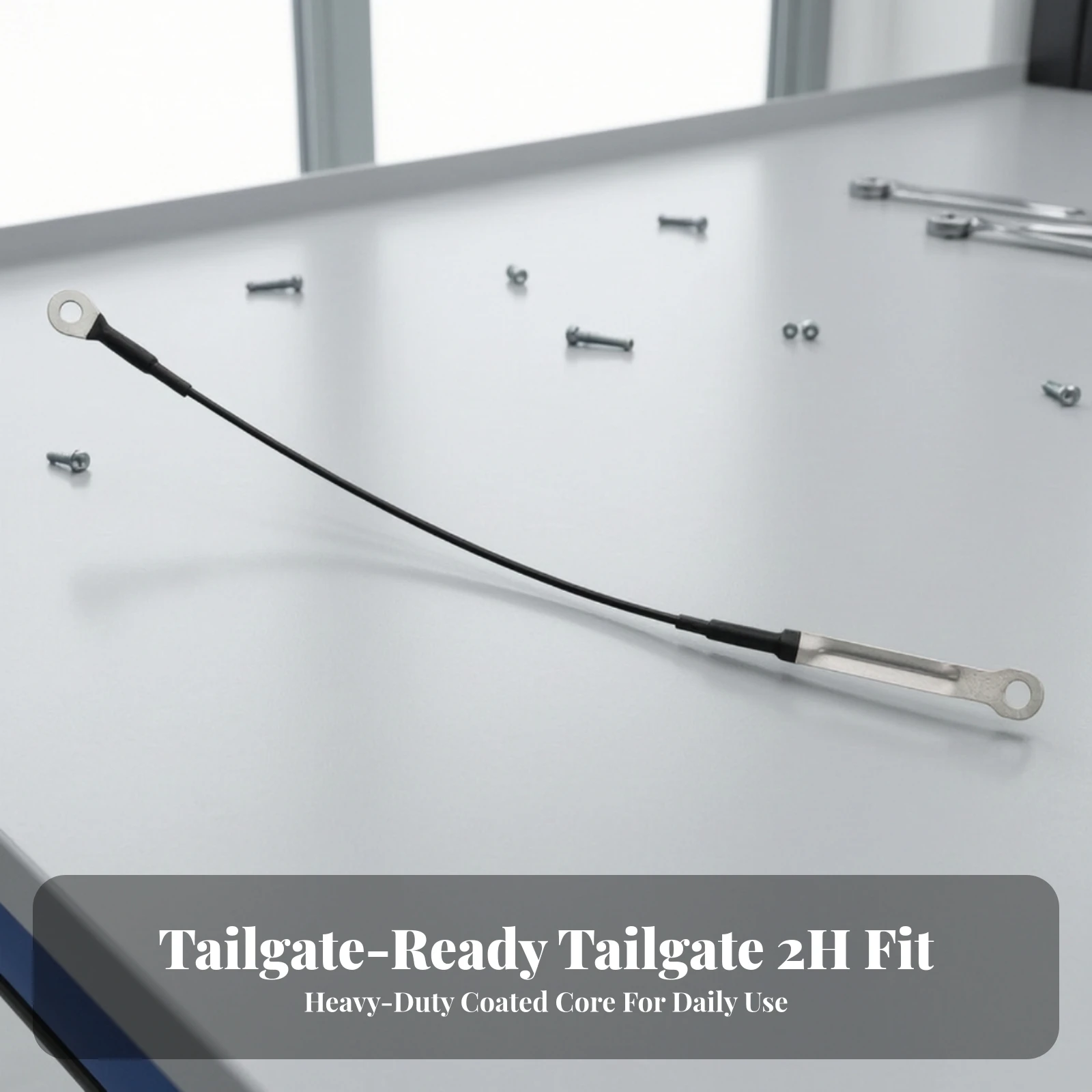 Tailgate Tether Cable OEM Tailgate Support Cable Hardware Strong New for Car Owners, Automotive Maintenance