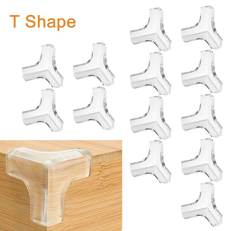 10 pcs/20 pcs Baby Veiligheid Siliconen Protector Tafel Hoek Rand Bescherming Cover Elektrische Socket Kinderen Anticollision Guards