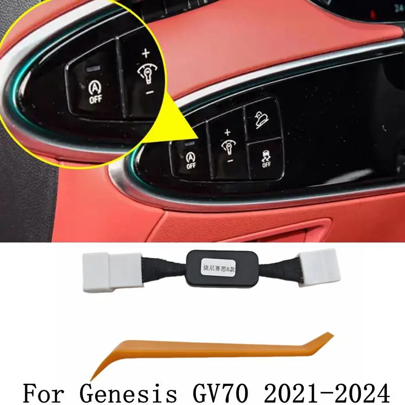 For Genesis GV70 2021-2024 Car Auto Stop Start Canceller Start Stop Engine Eliminator Plug&Play Stop Disabler Cable