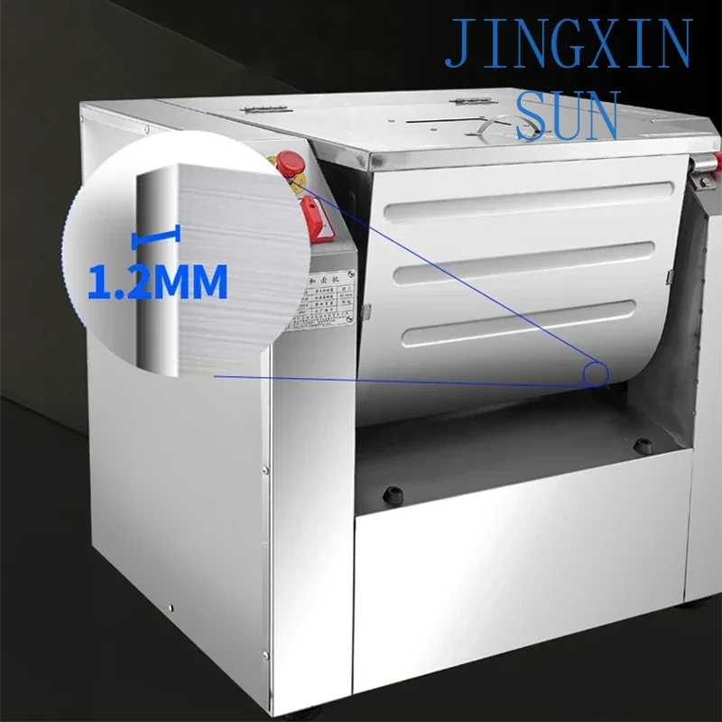 Commercial Dough Mixer 15KG/25KG Fully Automatic Dough Kneading Beating Stainless Steel 50 Large Flour Mixer