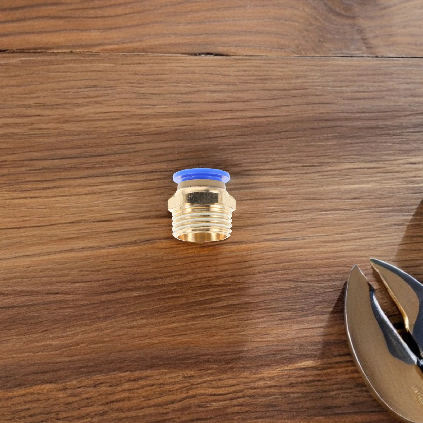 6 قطعة موصلات هوائية سريعة النحاس مستقيم دفع لتوصيل تركيبات لخرطوم الهواء أنبوب متري خيط خشن دائم هوائي #6