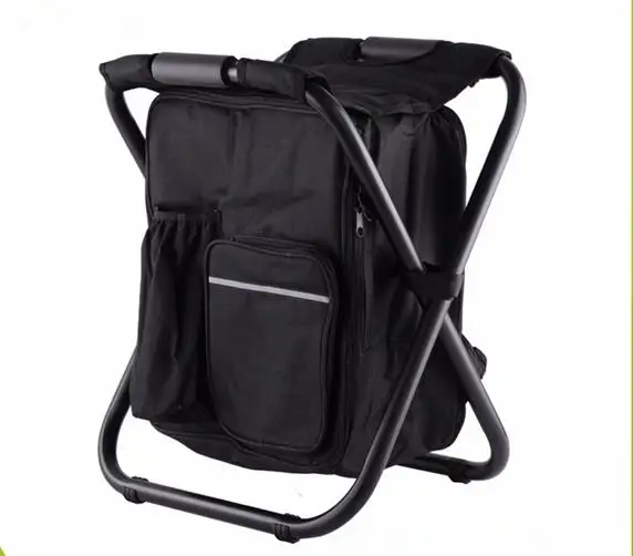 Custom Large Fishing Chair Portable Picnic Backpack Camping Insulation Bags Unisex Multifunction Outdoor Sport Foldable Cooler B