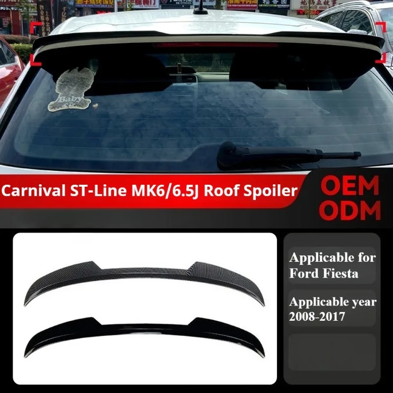 

Applicable for Ford Fiesta 2008-2017 ST Line MK6 MK6.5 Tail Wing Trunk Spoiler Lid Body Kits Tuning Exterior Parts Accessories