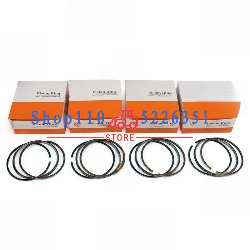 

4 Cylinders 85mm Electric Injection 4LE1 4LE2 Piston Ring For Engine Forklift 85*2+1.75+3