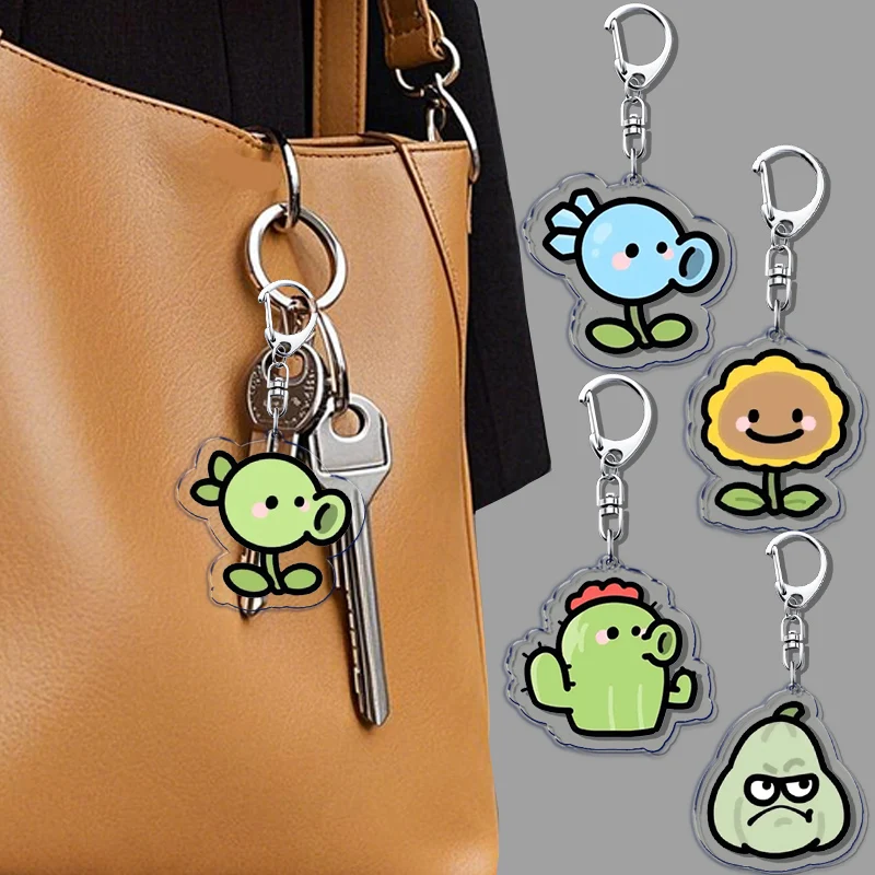 Video Game Pvz Keychains For Accessories Bag Fashion Gamer …