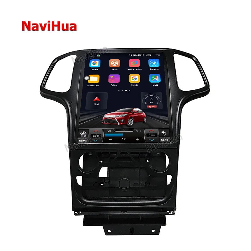 NAVIHUA Car Headrest Monitor DVD Player Touch Screen ForJeep Grand Cherokee DSP Car Audio GPS Carplay For Tesla Auto Radio Video