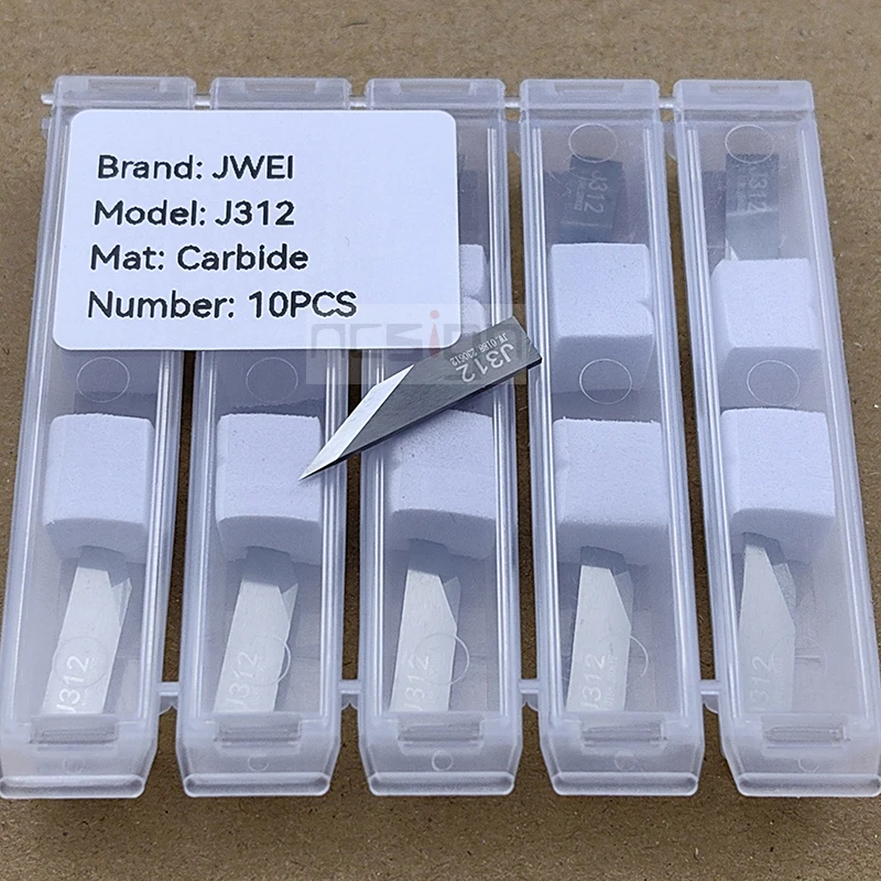 Imagem -04 - Lâminas Padrão Jwei J312 para Máquina de Corte de Faca Tangencial Oscilante Digital Jingwei de Alta Qualidade