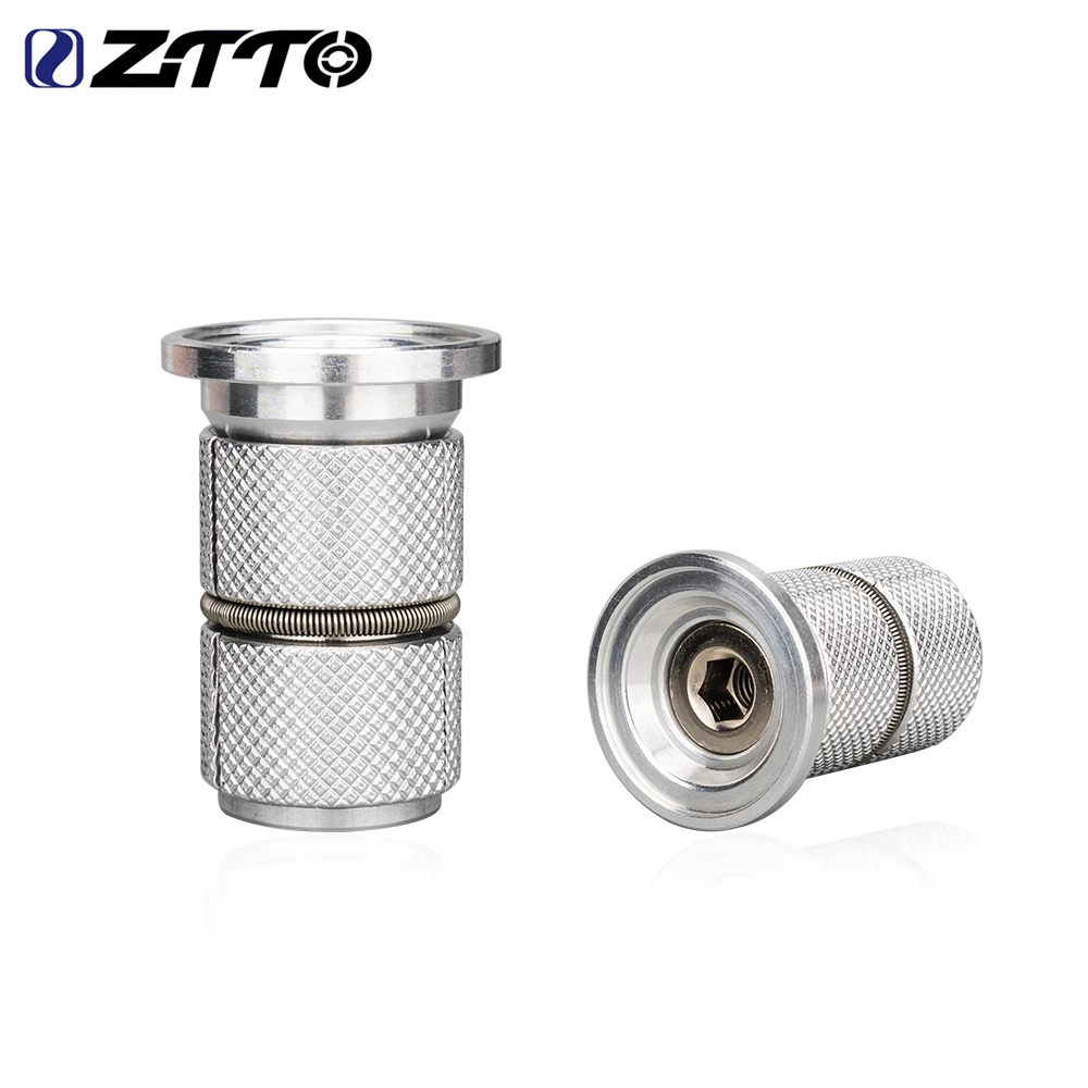 ZTTO Bicycle Compression Plug Fork Steerer Headset Expansion Bolt  Carbon Fork Insert Bowl Top Cap Mount 1 1/8