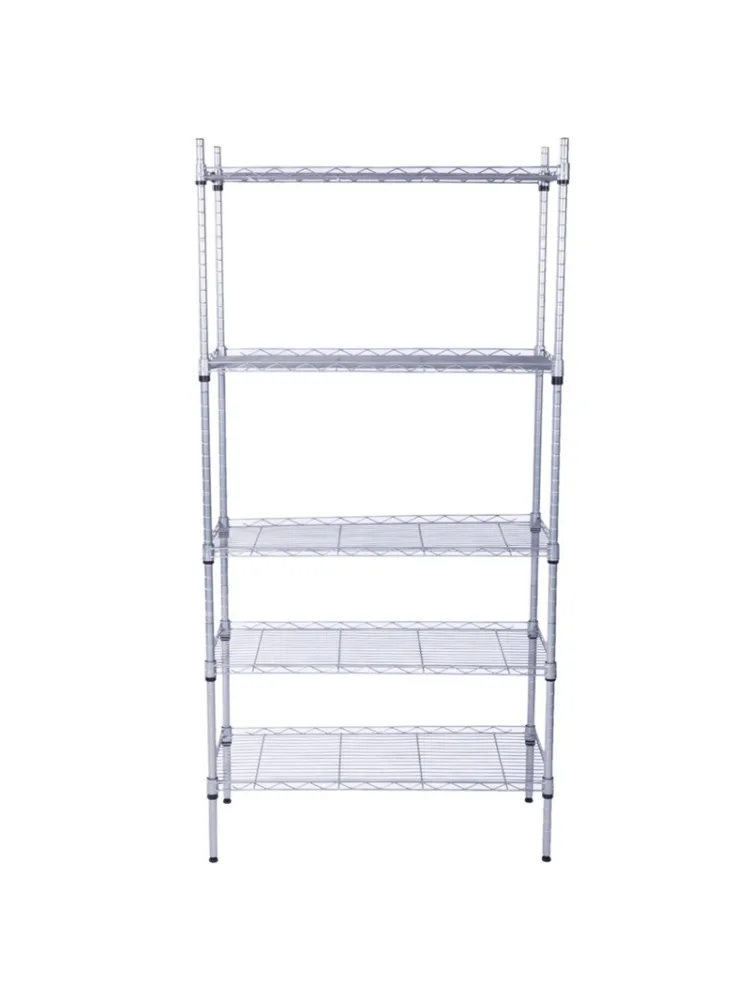 5-Shelf Adjustable;  Heavy Duty Storage Shelving Unit ;  Steel Organizer Wire Rack