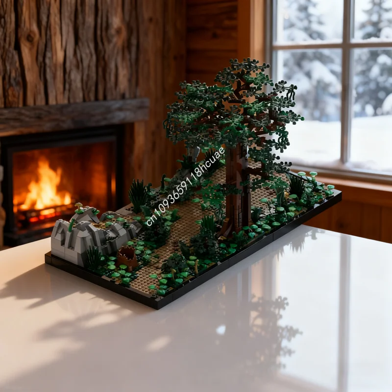 

1446pcs MOC Endor Diorama Star Battle Model Building Blocks Architecture Creative Education Toys Brick Christmas Gift Birthday