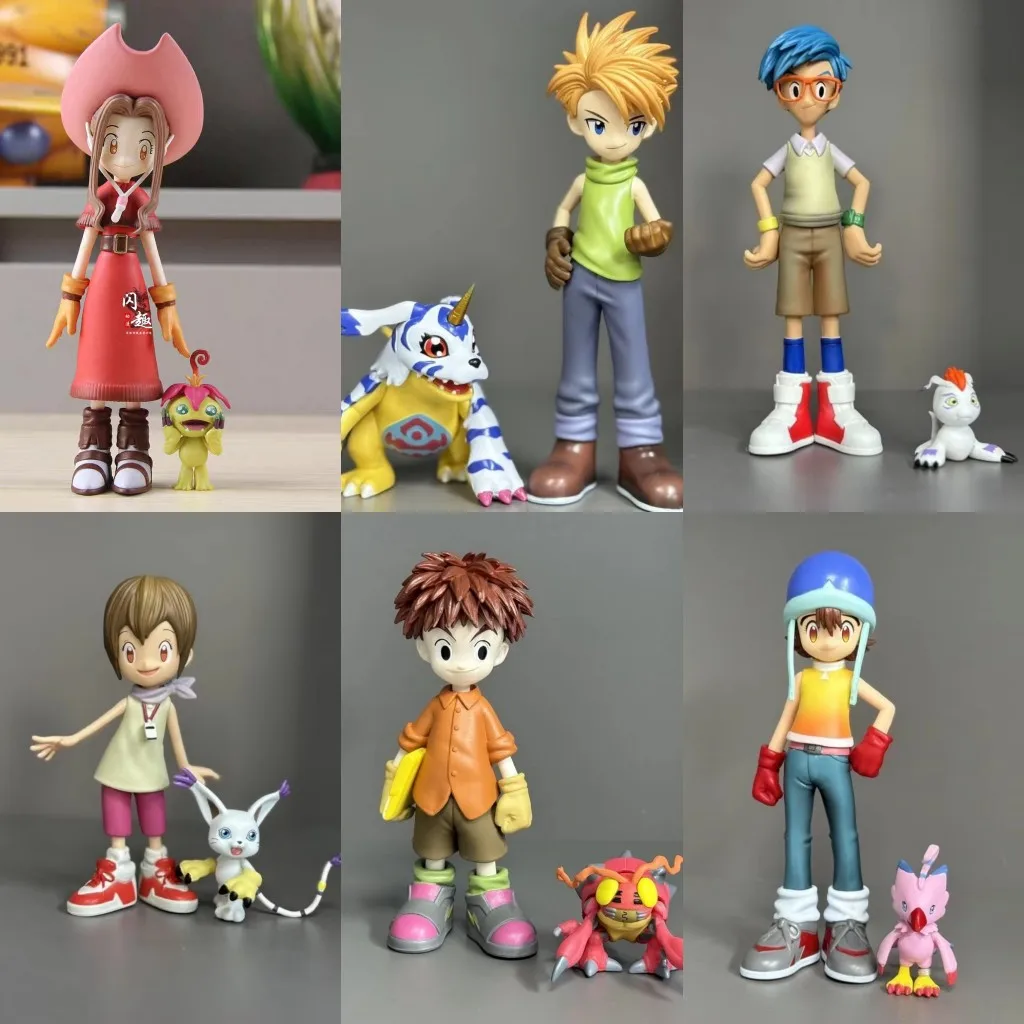 

Anime Digimon Adventure Gabumon Piyomon Tailmon Patamon Gomamon PVC Action Figure Collectible Model Doll Toy 10-18CM