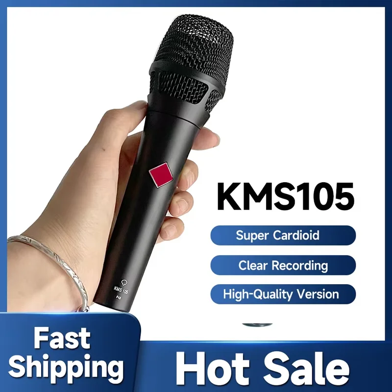 KMS105 Condenser Microphone Vocal For Broadcast Home Studio Recording DJ Professional Audio Stage