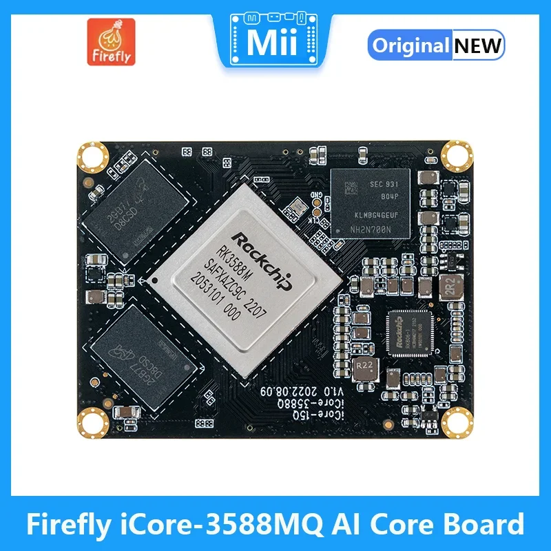 iCore-3588MQ Automotive-Grade AI Core Board Gigabit Ethernet, WiFi6 and 5G/4G network Gigabit Ethernet, WiFi6 and 5G/4G network