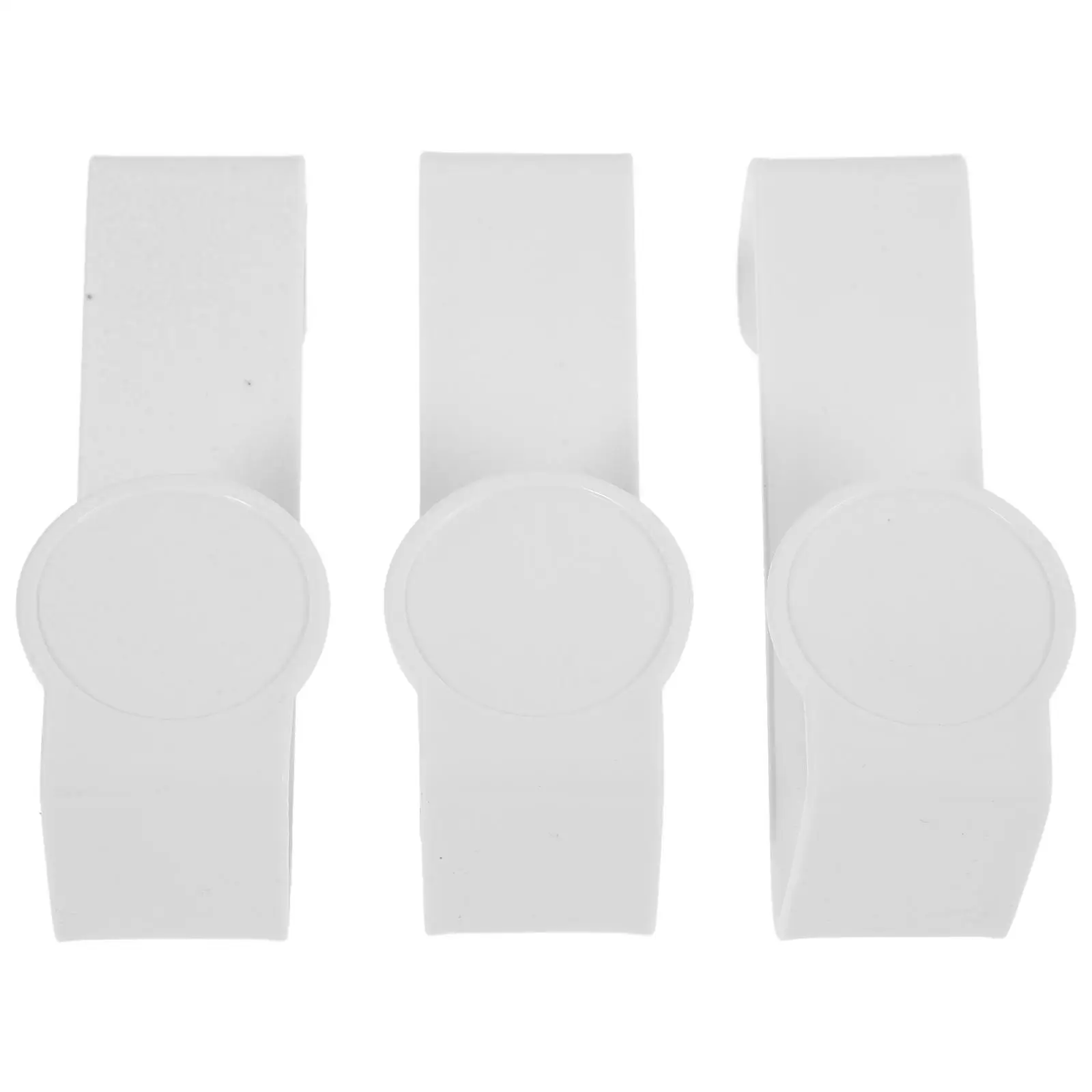 

3pcs Plastic Hanging Hooks Bathroom Toilet Seat Potty Kitchen Punch ganizing Non Rust White Storage Solution