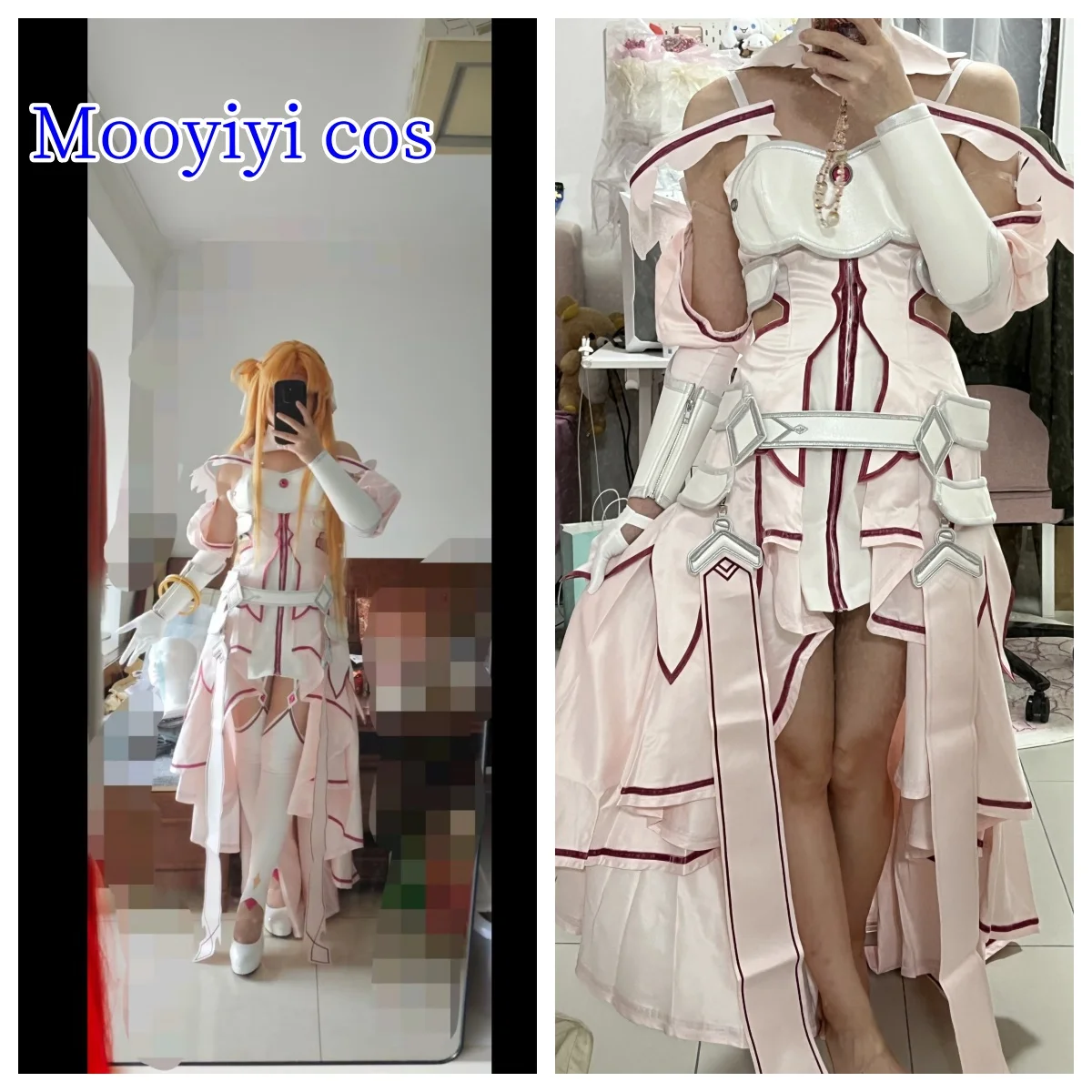 

New Mooyiyi cos Yuuki Asuna Cosplay costume Halloween Christmas Role Playing Party Comic Exhibition Game Sword S-XL IN STOCK