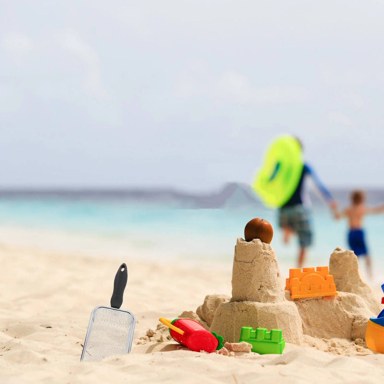 2 pçs conchas de praia engraçado multi-uso ferramenta de aço inoxidável conveniente criança para limpeza de malha de maca de animais de estimação
