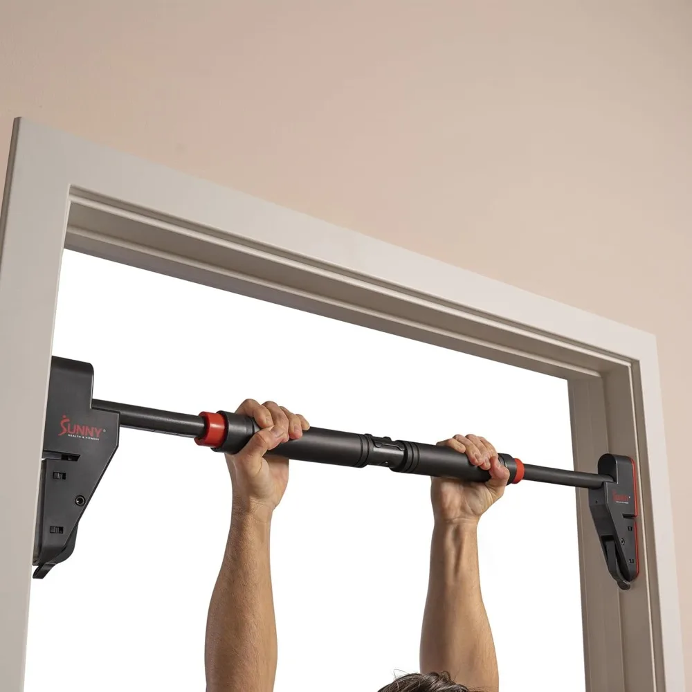 قضيب سحب للمدخل قابل للتعديل - شريط ذقن متعدد المقبض لتدريب القوة في صالة الألعاب الرياضية المنزلية #6