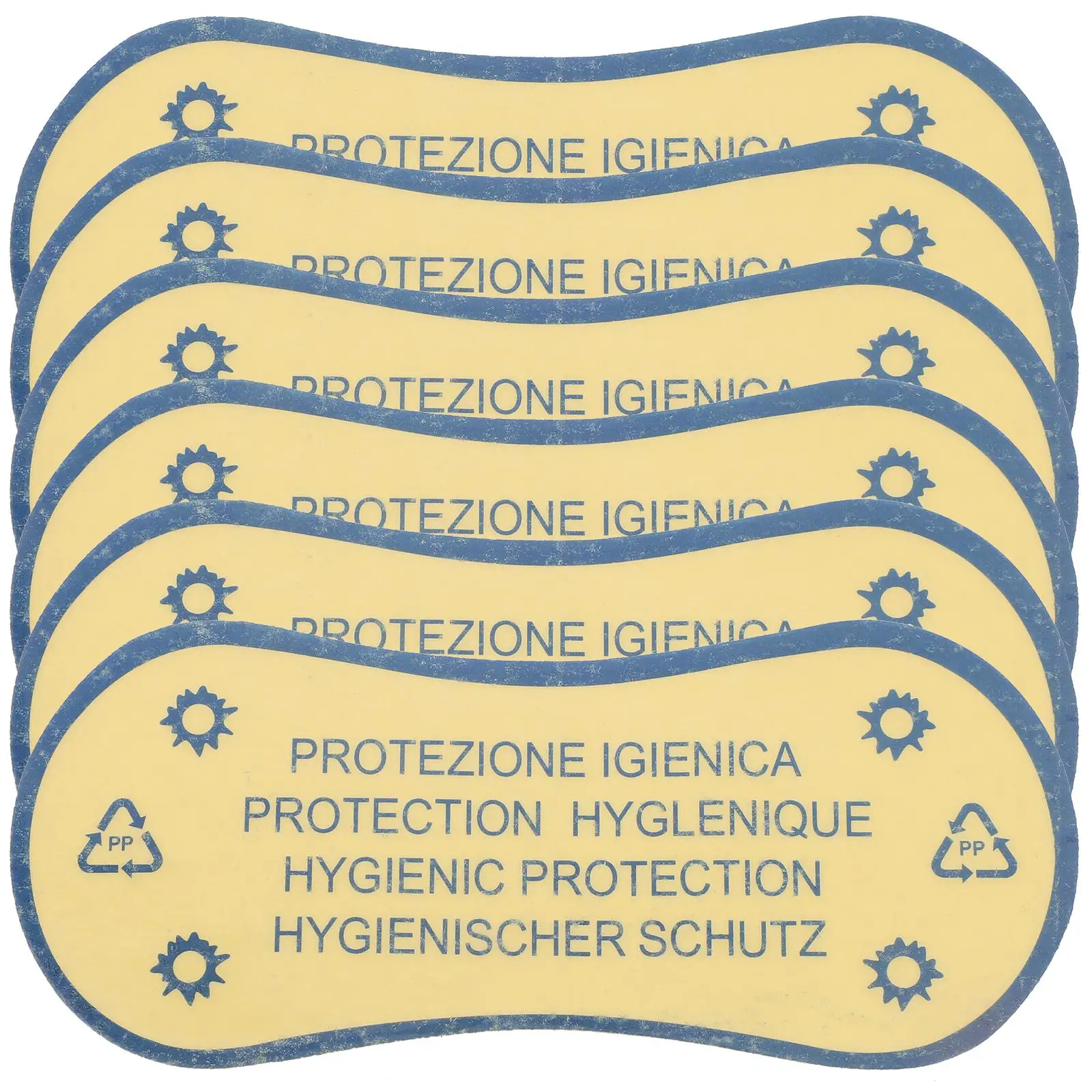 

50pcs Protective Hygiene Label Clear Tape Swimwear Lingerie Underwear Adhesive Bikini Try On Sticker Labels Crafts Sticker