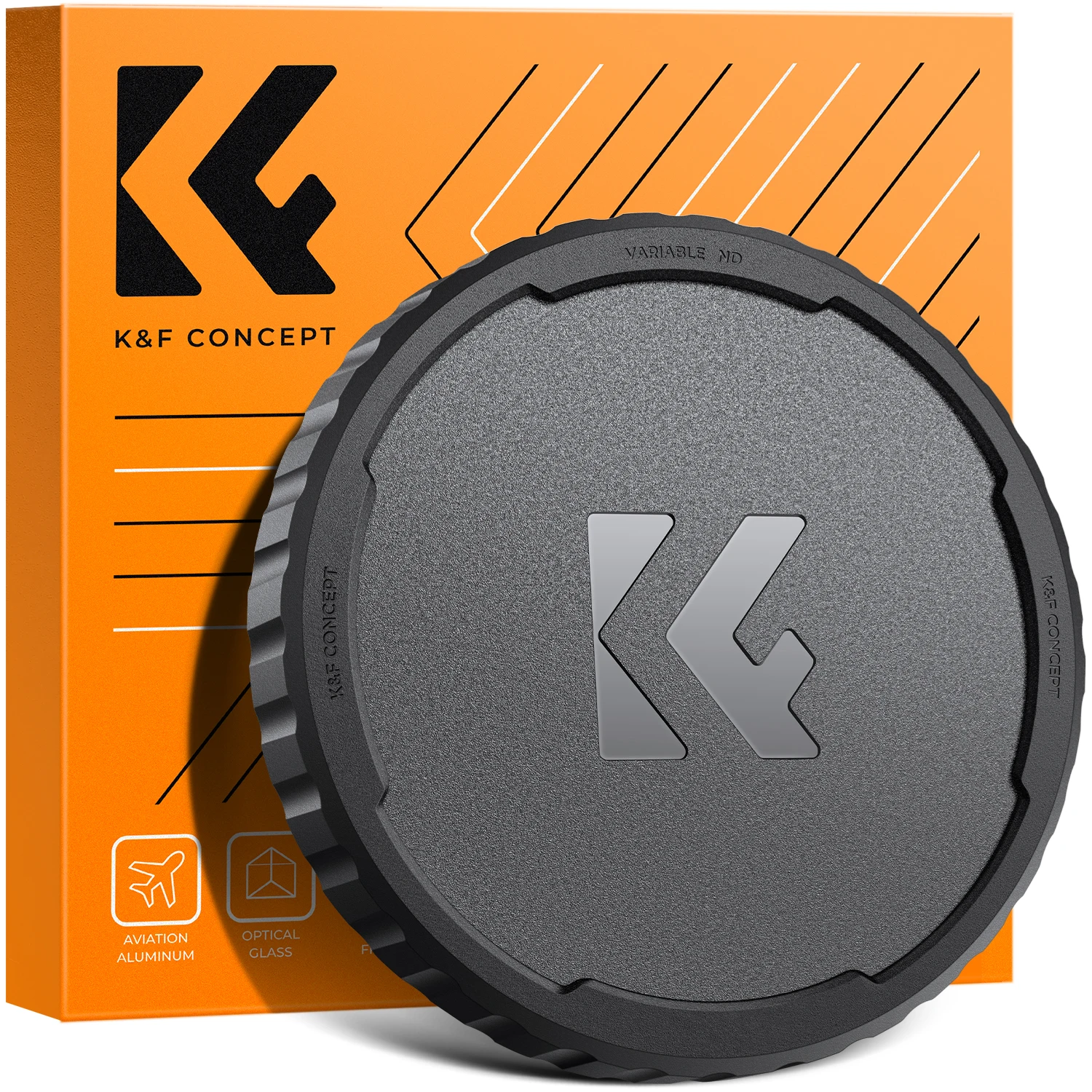 K & F مفهوم الكاميرا ND غطاء مرشح عدسة مادة البولي يوريثان غطاء مرشح فقط ل K & F 67 مللي متر 72 مللي متر 77 مللي متر 82 مللي متر مرشح الكثافة المحايدة القابلة للتعديل