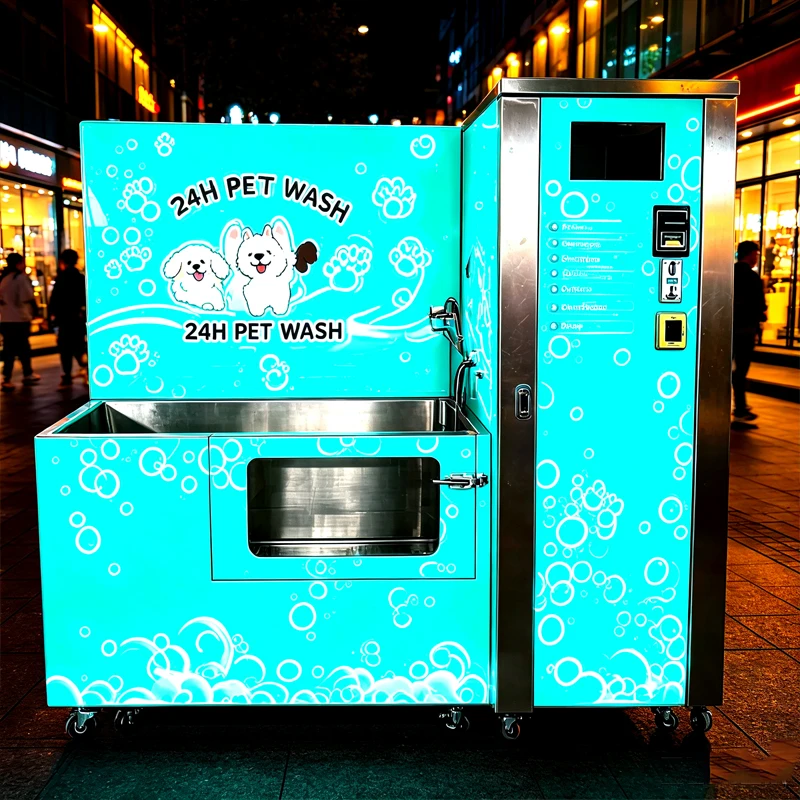 Street 24H Pet Wash Vending Machine Unattended Dog Washing Machine Public Self‑service Pet Washing Machine Customized