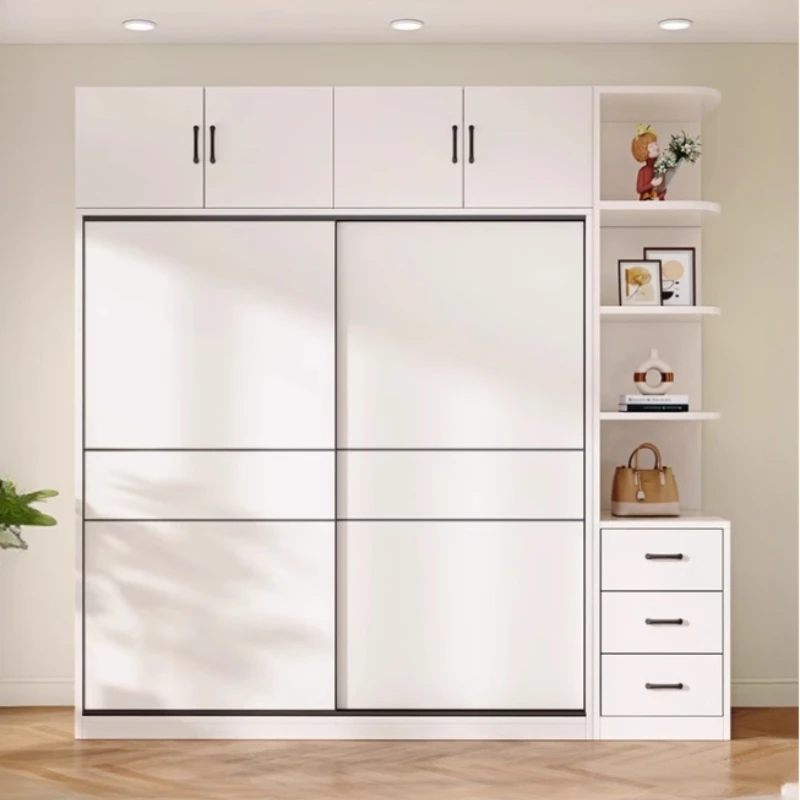 Sliding Doors Drawer Wardrobes Wood Holder Clothes Bedroom Wardrobes  Closet Storage Shelves Muebles Para El Hogar Furniture