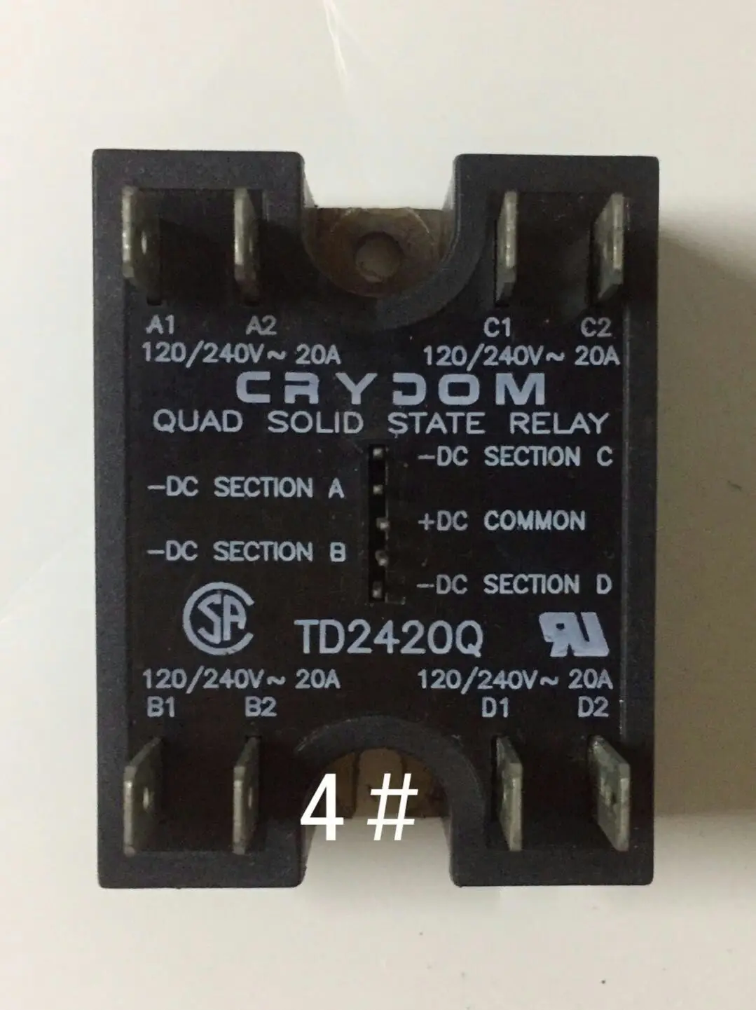 SD24R50 four sets of Quad SCQ842060 relays: Teledyne solid-state TD2420Q electronics SQ24D2