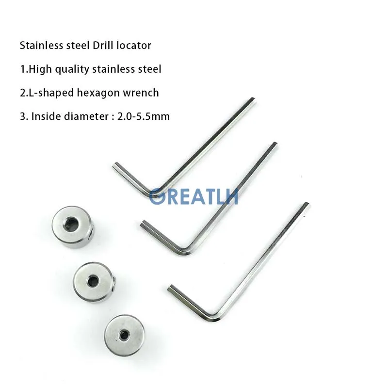 Stainless Steel Woodworking Drill Stopper Collars Ring Positioning Stop Ring Drilling Depth Controller