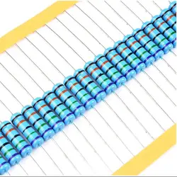 20Pcs 1W Metal Film Weerstand 1% Vijf-Kleur Ring Vermogen Weerstand 0.1 ~ 1M 2 4.7 10R 47 100 220 360 470 1K 2.2K 10K 22K 4.7K 100K Ohm