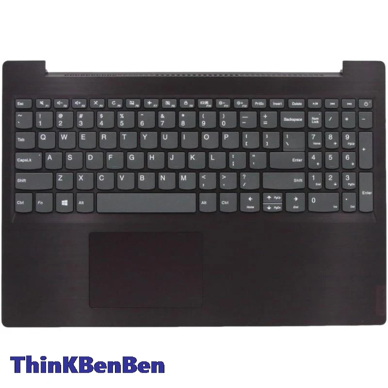 US English Dark Orchid Keyboard Upper Case Palmrest Shell Cover For Lenovo Ideapad L340 15 15IWL 15API 5CB0S16594