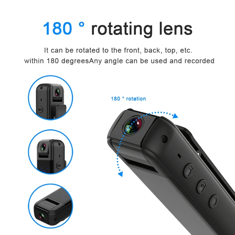1080P HD Mini Wifi Recorder Camera Motion Camera Outdoor Camera Enforcement Recorder Security Body Camera