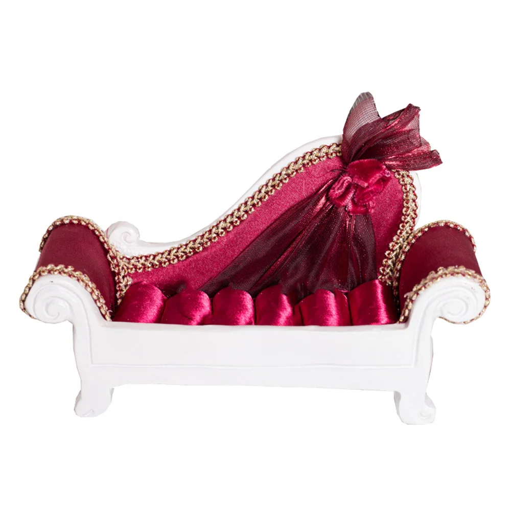 

Jewelry Display Stand Sofa Shape Earrings Organizer Ring Holder Countertop Decor For Home Jewelry Shop Lightweight