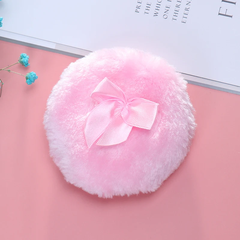 Professional Butterfly Baby Cosmetic Soft Plush Puff Sponge Talcum Makeup Tools