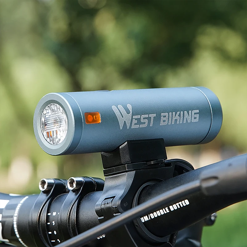 WEST BIKING 4500mAh Bike Light 1300LM Front Lights USB Rechargeable LED Bicycle Flashlight Waterproof Headlight Bike Accessories