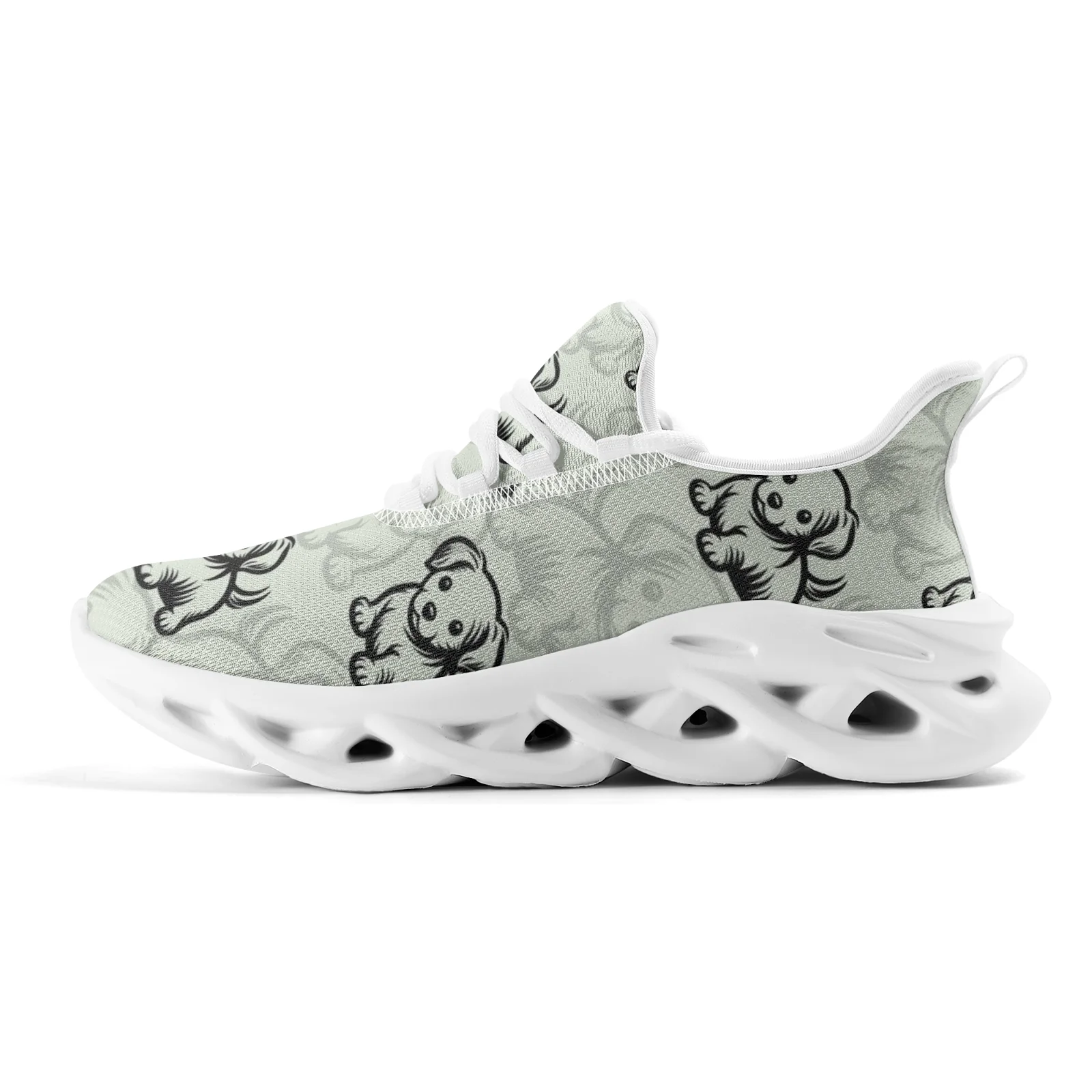 

Cute Dog Prints Casual Sneakers for Women Lightweight Walking Shoes Female Running Sport Footwears