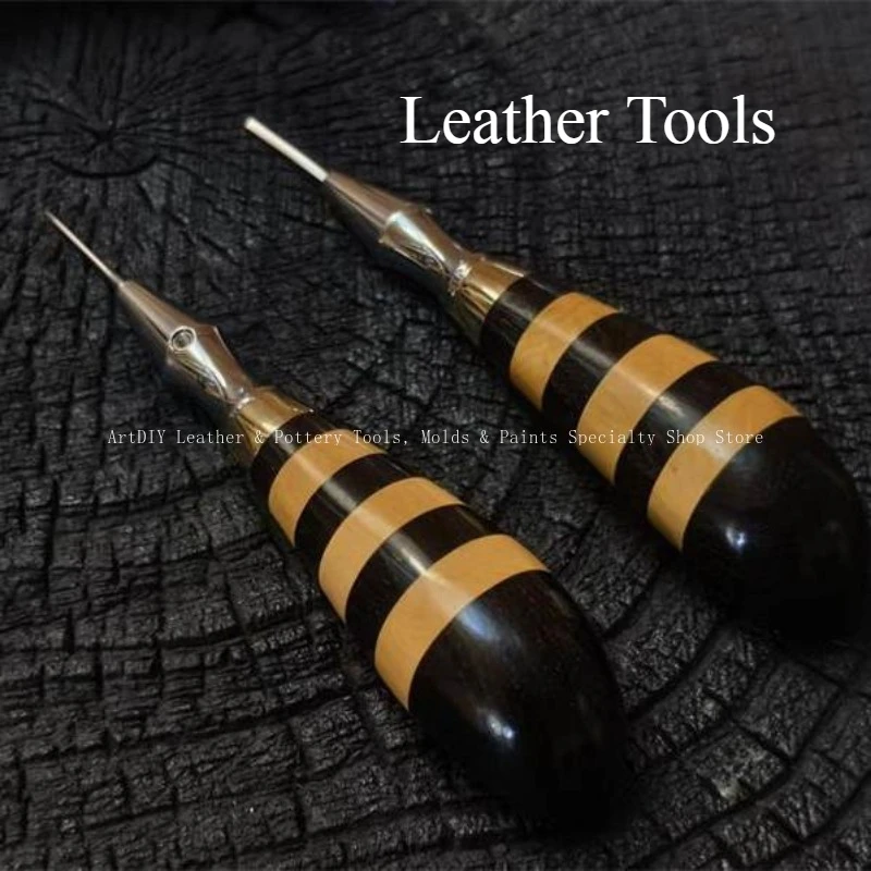 

Leather Tools Through-hole Scribing Cone Replaceable Head/ Handmade DIY Leather Product Punching Tool