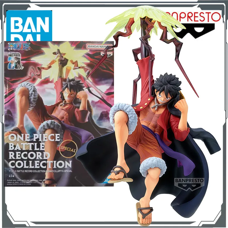 

Bandai Original BANPRESTO BATTLE RECORD COLLECTION Monkey D Luffy Anime Action Figures Toys for Boys Christmas Gift Collectible