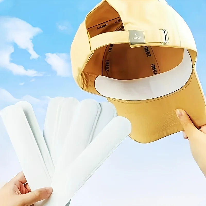 20/40 PCS Baseball and Golf Cap Collar Shirt Liners, Self-Adhesive, Odorless, Keep Dry All Day, Adjustable Disposable Patch