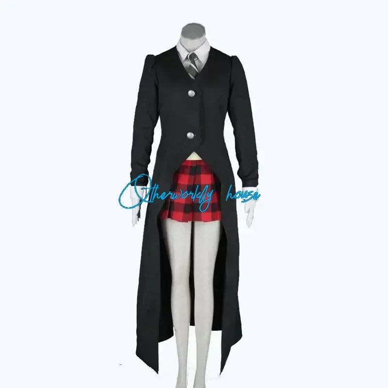 Anime Seragam Wanita Perempuan Kostum Cosplay Girls' Rain Skirt Uniform Dress Carnival Party Halloween Dressing Set