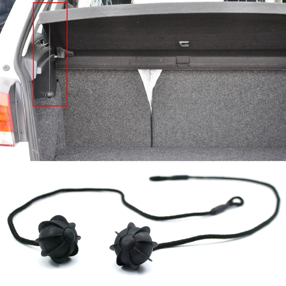2X For VW Golf MK5 MK6 Rabbit R R32 R20 GTI Hatch Car Parcel Shelf String Cord Tonneau Cover Pivot Strap Holder 1K6863447A