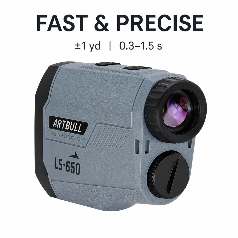 Golf Rangefinder 650m 6X20 Laser Distance Meter with Slope Mode Flag Lock Fast Measurement for Outdoor Sports