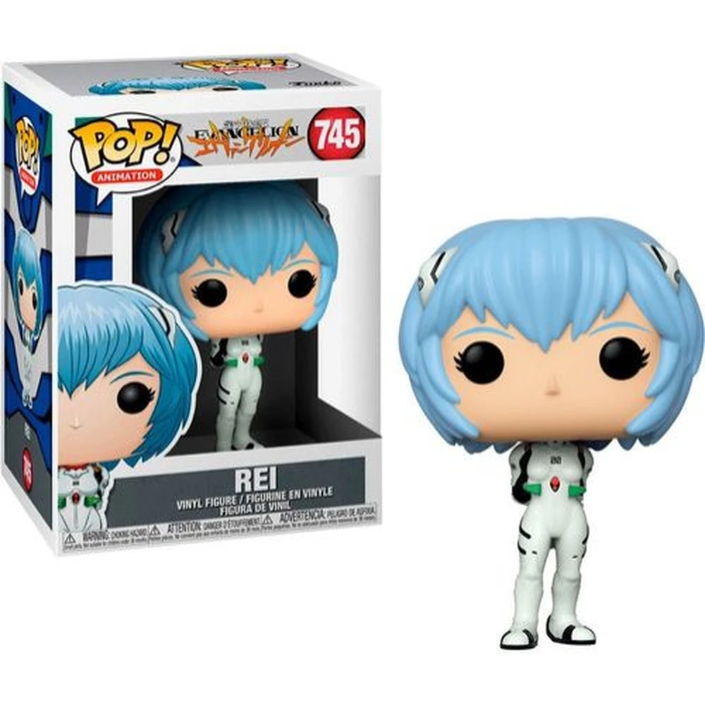 New Funko Pop JP Animetion Evangelion REI 745# SHINJI 744# ASUKA 635# Limited Edition Exclusive Vinyl Figure Model Dolls Toys