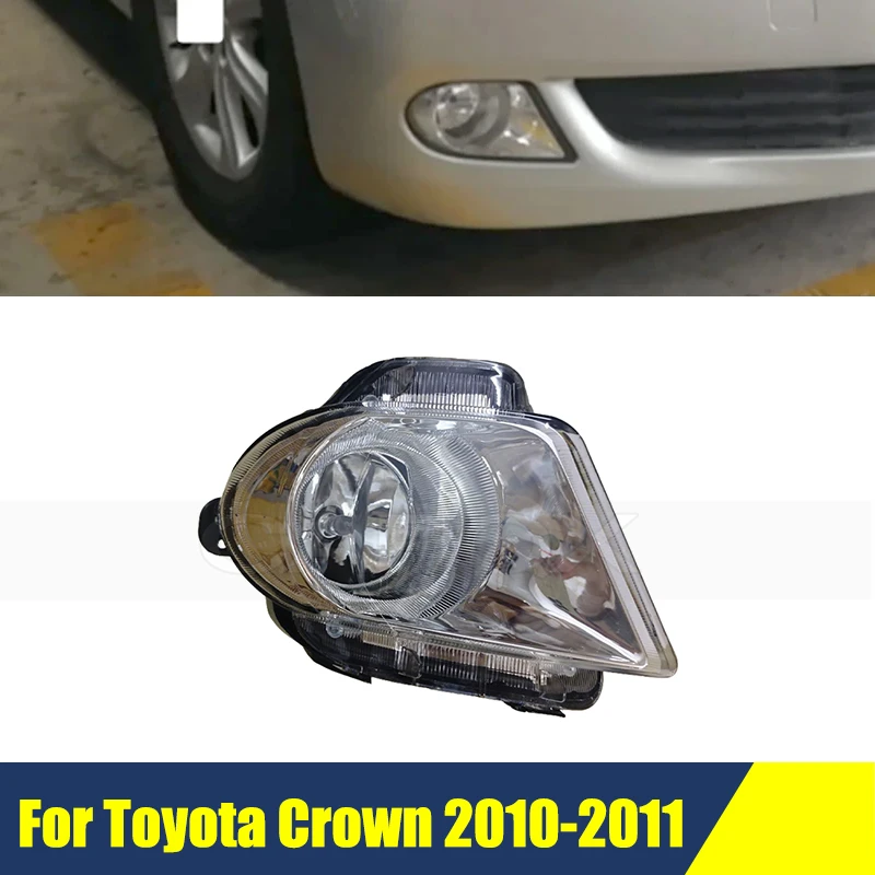 

Foglight Front Bumper Foglight For Toyota Crown 2010-2011 Foglamp Daytime Running Light Fog Light