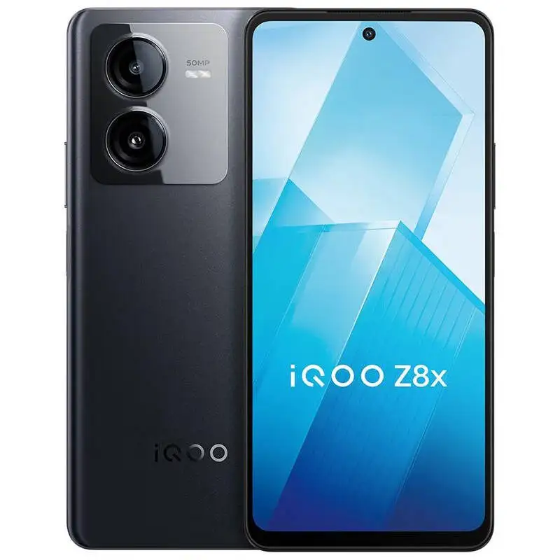 IQOO Z8X 5G Android Cell Phone 6.64inch LCD Screen CPU Snapdragon 6 Gen 1 6000Mah Battery 50MP Camera Unlocked used phone