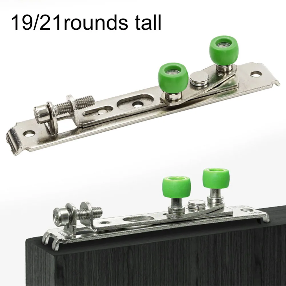 Sliding Door Slides Rails Floor Guide 1-Way Positioning Wheel Aluminum Adjustable Anti-Sway Upper Wheel Bearing Door Hardware